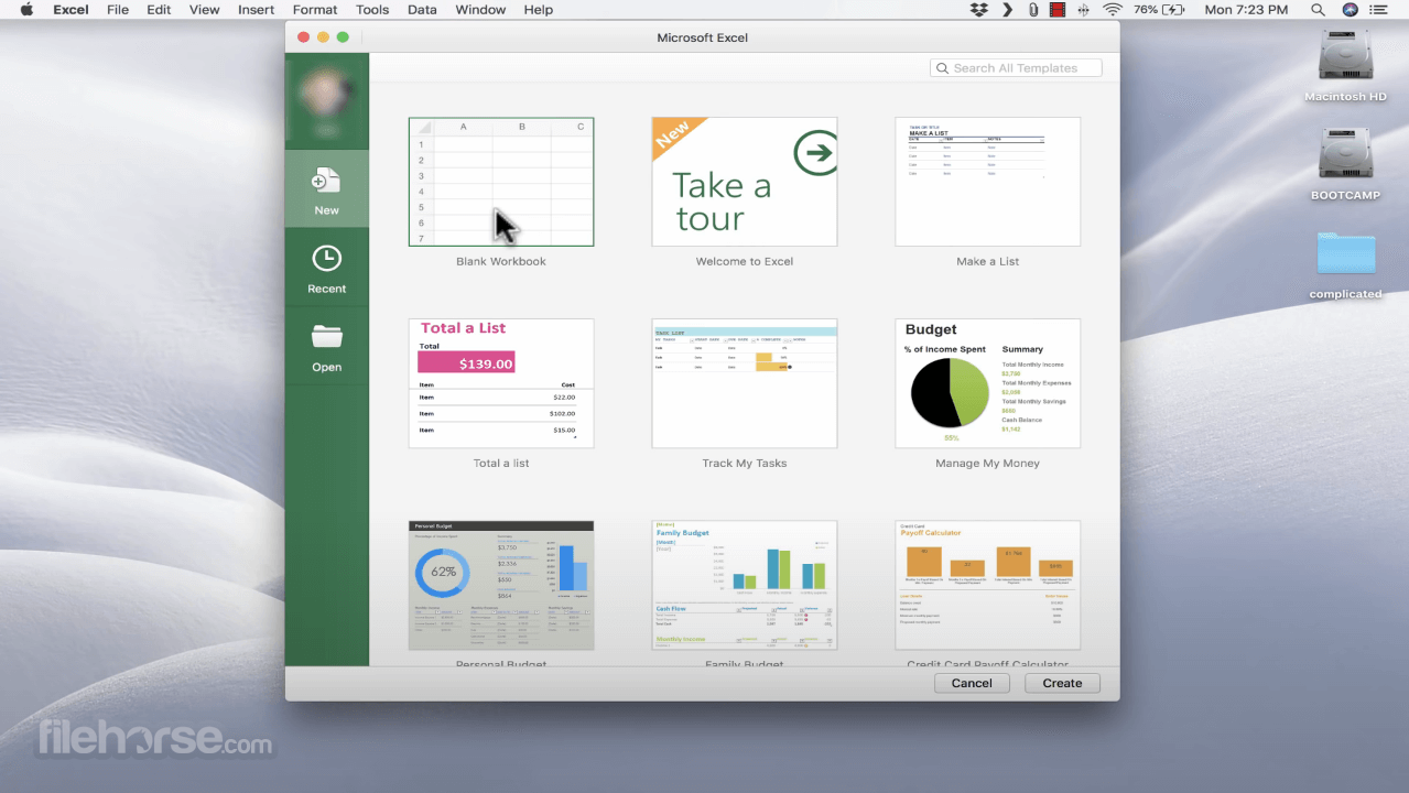 excel for mac download free trial